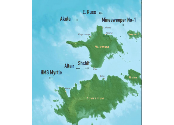 Shipwrecks in Saaremaa and Hiiumaa