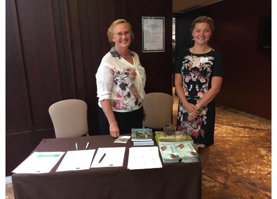 Lea Vedder, financial manager on the left and Triin Sakermaa, project manager on the right